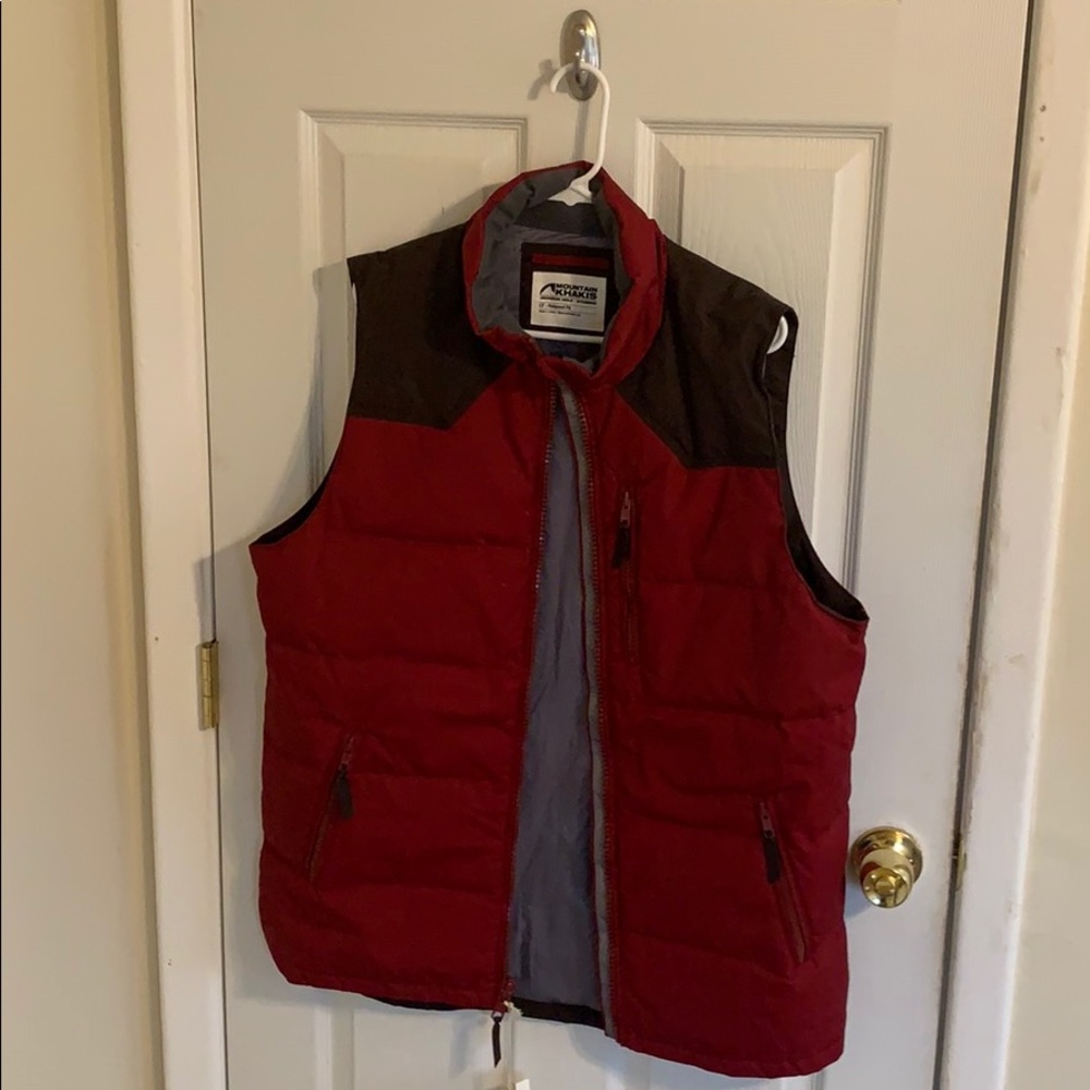 Mountain Khakis: Red Full-zip vest